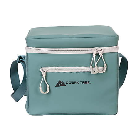 Ozark Trail 6-Can Soft-Sided Cooler w/ Removable Hard Liner (Green or Tan) $10.95