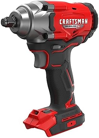 CRAFTSMAN V20 Variable Speed Brushless 1/2" Impact Wrench (Bare Tool) $99 + Free S&H