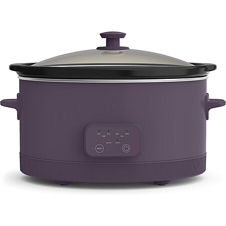 6-Qt bella Programmable Slow Cooker (Plum) $30