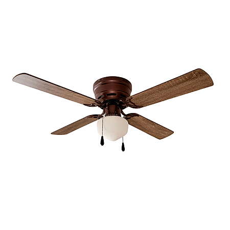 42" Mainstays Hugger Indoor Ceiling Fan (Oil Rubbed Bronze) $14