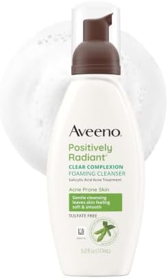 6-oz Aveeno Clear Complexion Foaming Facial Cleanser w/ 0.5% Salicylic Acid $3.65 w/ S&S