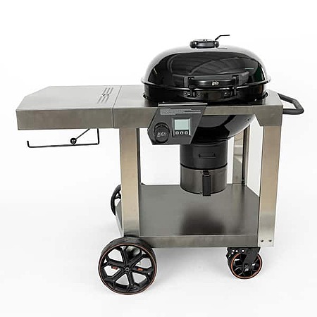 22.5" LOCO SmartTemp Kettle Charcoal Grill w/ Cart (Black) $169 + Free Pickup