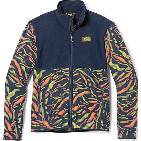 REI Co-op Men's Trailmade Fleece Jacket (Cascade Leaf Midnight Navy) $19.85 + Free Pickup