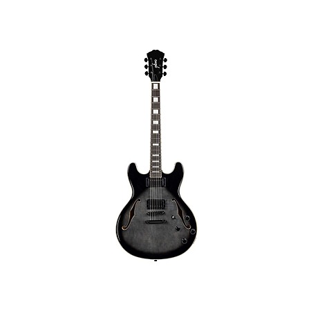 Monoprice Indio Boardwalk Flamed Maple Semi Hollow Body Electric Guitar (Charcoal) $130 + Free S&H