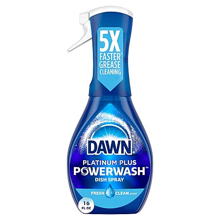 Select Accts: 16-Oz Dawn Platinum Plus Powerwash Dish Spray (Fresh Clean) $2.75 w/ S&S
