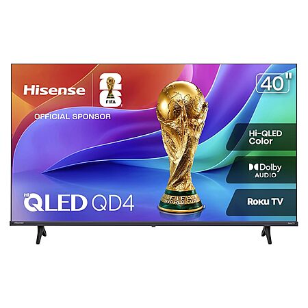 40" Hisense QD4SR Series Hi-QLED FHD TV (2026) $148 + Free S&H