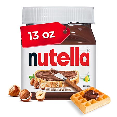 Select Accts: 13-Oz Nutella Chocolate Hazelnut Spread w/ Cocoa: 2-Ct $5.50; 1-Ct $3.25 w/ S&S