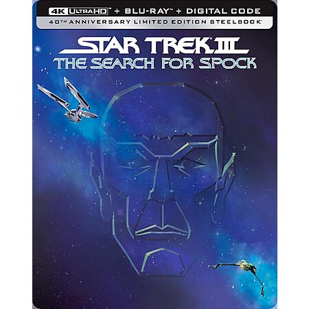 Star Trek III: The Search for Spock 40th Anniversary Steelbook (4K UHD + Blu-ray)