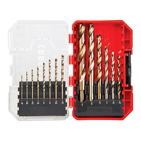 Craftsman 14-Piece Gold Oxide Jobber Length Twist Drill Bit Set $9.98 + Free Store Pickup at Lowe's or Free Shipping on $35+