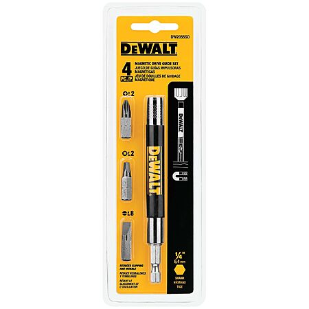 DeWALT 6" Magnetic Screwdriving Bit Drive Guide Set w/ 3 Bits $4.98 + Free Store Pickup at Lowe's or Free Shipping on $35+