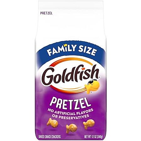 12-Oz Family Size Goldfish Pretzel Crackers: 3 for $7 w/ S&S ($2.33 each) + Free Shipping w/ Prime or on $35+