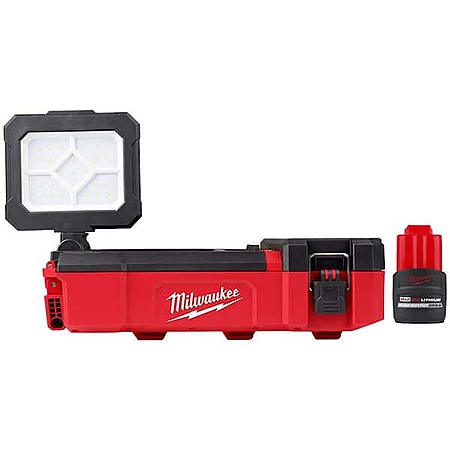 Milwaukee M12 PACKOUT Cordless Flood Light w/ USB Charging & 2.5Ah Battery $129.00 + Free Shipping