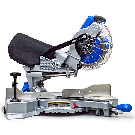 Kobalt Compact 7-1/4" 10-Amp Single Bevel Sliding Compound Corded Miter Saw $119 + Free Shipping