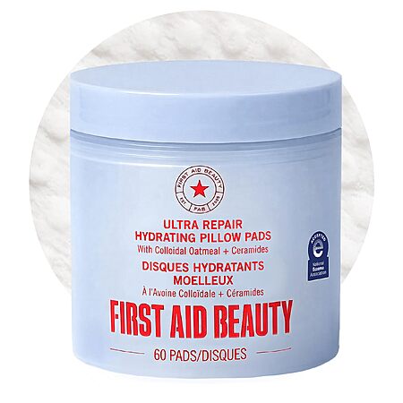60-Ct First Aid Beauty Hydrating Pillow Pads w/ Colloidal Oatmeal & Ceramides $14.60 w/ S&S