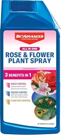 32-Oz BioAdvanced All-in-One Rose & Flower Plant Care Concentrate $10.03 w/ S&S + Free Shipping w/ Prime or on $35+