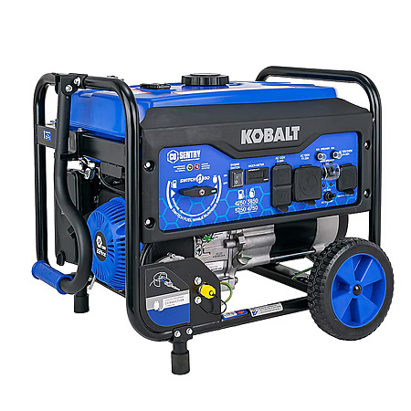 Kobalt 5250W Dual-Fuel Gas/Propane Portable Generator w/ CO Sentry & RV Outlet $329 + Free S&H