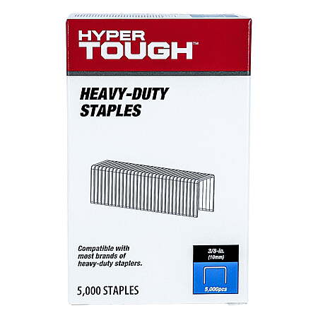 5,000-Count Hyper Tough 20-Gauge 3/8" Heavy Duty Construction Staples $7.36 + Free Shipping w/ Walmart+ or on $35+