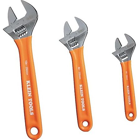 3-Pc Klein Tools D5073 Adjustable Wrench Set (6", 8" & 10") $32.98 + Free Shipping w/ Prime or on $35+