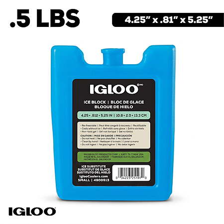 Select Walmart Stores: Igloo MaxCold Small Ice Freeze Block (Blue) $1 + Store Pick Up