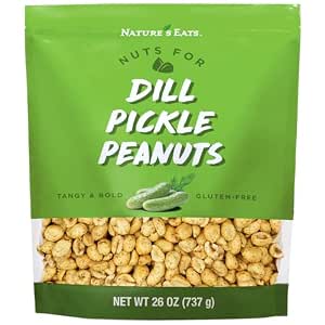 26-Oz Nature's Eats Dill Pickle Flavored Peanuts $4.26 w/ S&S + Free Shipping w/ Prime or on $35+