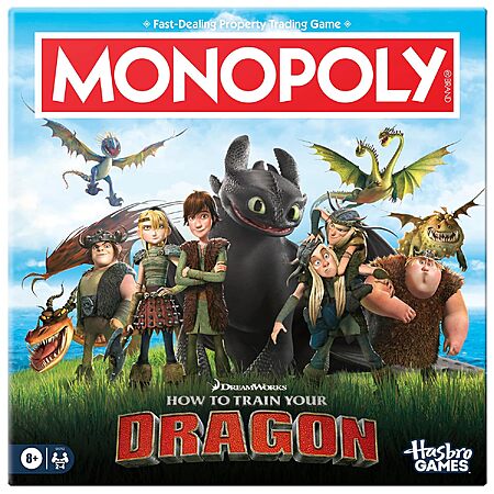 [Prime] Hasbro Monopoly: How to Train Your Dragon Edition Board Game $14.49 + Free Shipping