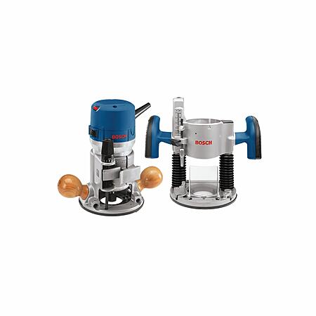 Bosch 2.25 HP 12-Amp Variable Speed Fixed/Plunge Combo Router $149 + Free Shipping