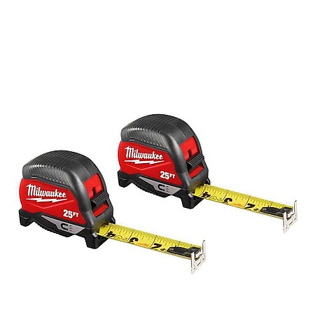 2-Pk 25' Milwaukee Magnetic Tape Measure $19.97 + Free Shipping