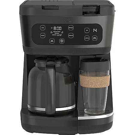 bella PRO MultiBrew 12-Cup Drip & Single-Serve Coffee Maker (Black Stainless Steel) $59 + Free Shipping