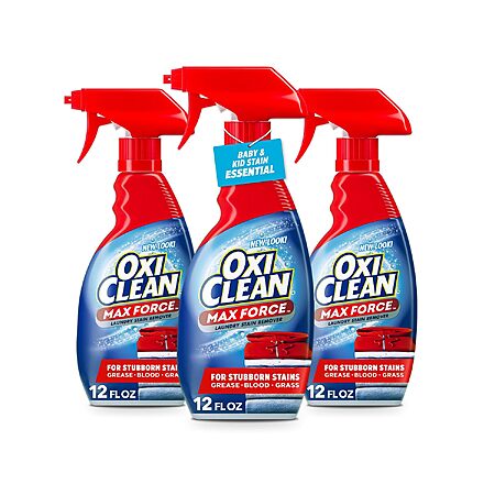 [Prime] 3-Pack 12-Oz OxiClean Max Force Laundry Stain Treater Spray $6 w/ S&S + Free Shipping