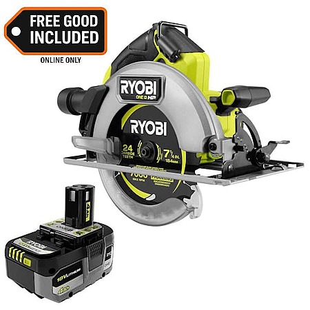 Ryobi ONE+ HP 18V Brushless Cordless 7-1/4" Circular Saw w/ 4.0 Ah Battery $139 + Free Shipping