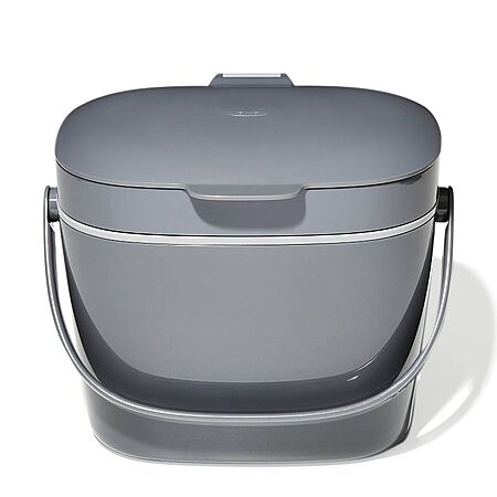 OXO 1.75-Gallon Kitchen Compost Bin w/ Lid (Charcoal) $24.88 + Free Shipping w/ Walmart+ or on $35+