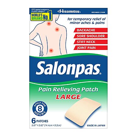Salonpas Large Pain Relieving Patches