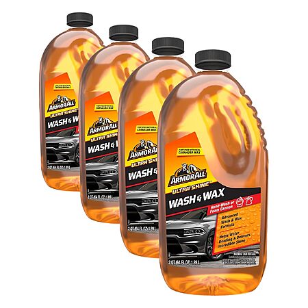 4-Pack 64-Oz Armor All Ultra Shine Car Wash & Wax