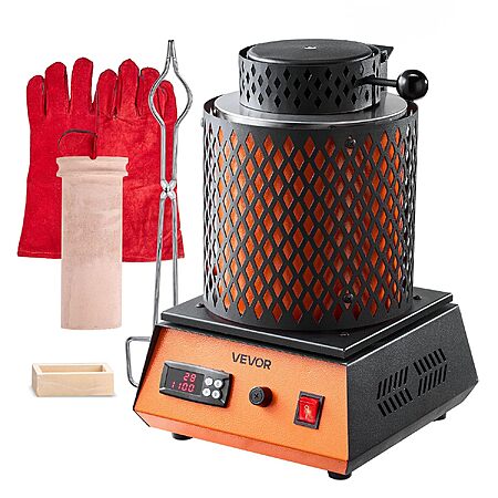 VEVOR 3kg 1350W Electric Metal Melting Furnace $145.58 + Free Shipping