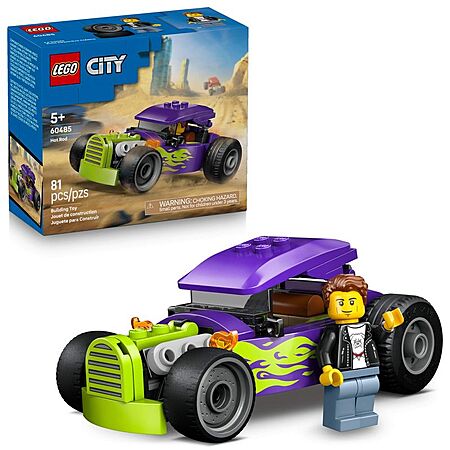 81-Piece LEGO City Hot Rod Race Car Building Set (60485) $5.99 + Free Store Pickup at Target or Free Shipping on $35+