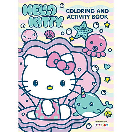 Coloring & Activity Books: Hello Kitty, TMNT, Spider-Man, Bluey, Disney Princess & More $1 + Free S&H w/ Walmart+ or on $35+