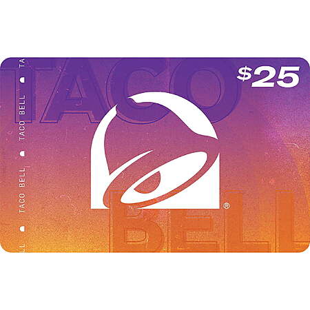Sam's Club Members: $25 Taco Bell eGift Card (Email Delivery) $20