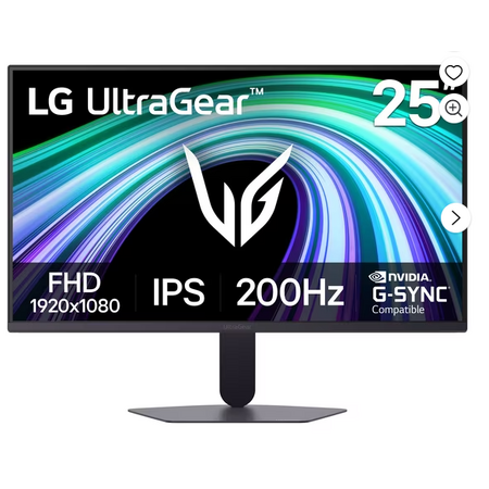 25" LG UltraGear G5 1920x1080 FHD IPS 200Hz Gaming Monitor $79