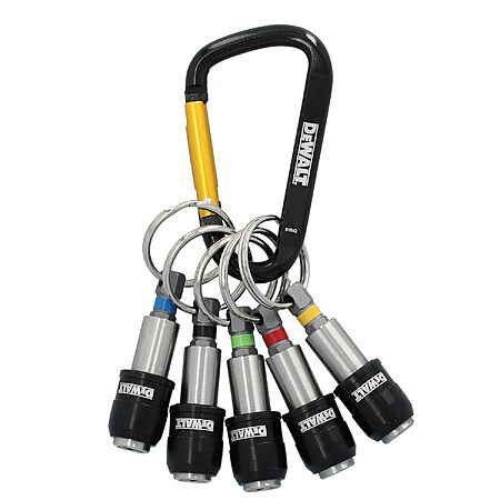 DeWALT Keyring Bit Holder Set for 1/4" Hex Bits $13.50