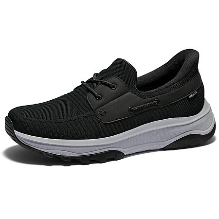 Coostar Men's Slip-On Orthopedic Walking Shoes w/ Arch Support (Black or Dark Grey, Various Sizes) $22.99 + Free Shipping w/ Prime or on $35+