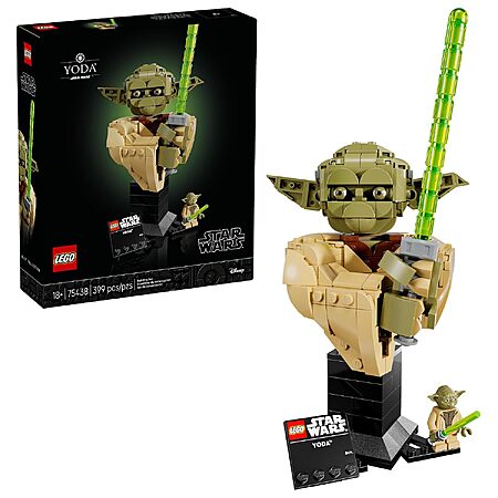 399-Piece LEGO Star Wars Yoda Bust Building Set (75438) $28.49 + Free Shipping w/ Prime or on $35+