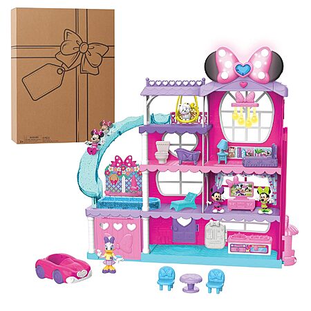 21-Piece Just Play Disney Junior Minnie Mouse Ultimate Mansion 4-Story Dollhouse Playset $37.57 + Free Shipping