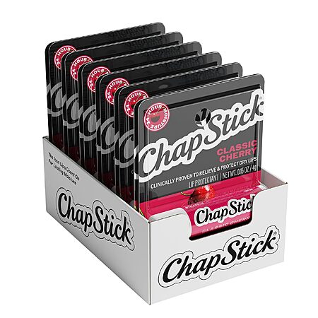12-Pack ChapStick Classic Cherry Lip Balm $9.33 w/ S&S