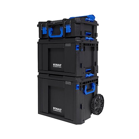 3-Piece Kobalt CaseStack Modular Stackable Tool Box Tower Set $149 + Free Shipping