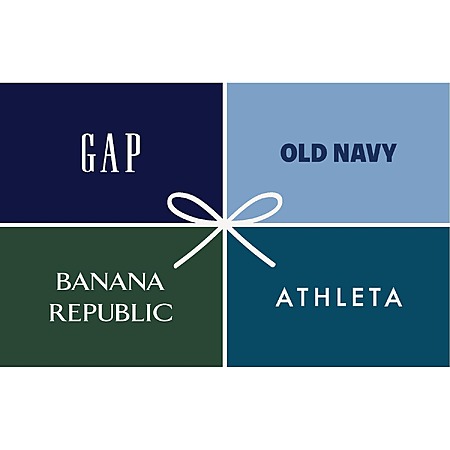 GAP Options (Gap, Old Navy, Banana Republic and, Athleta) $50 eGift Card (Email Delivery) $40