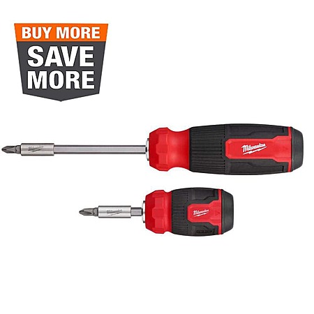 2-Piece Milwaukee Multi-Bit Driver Set