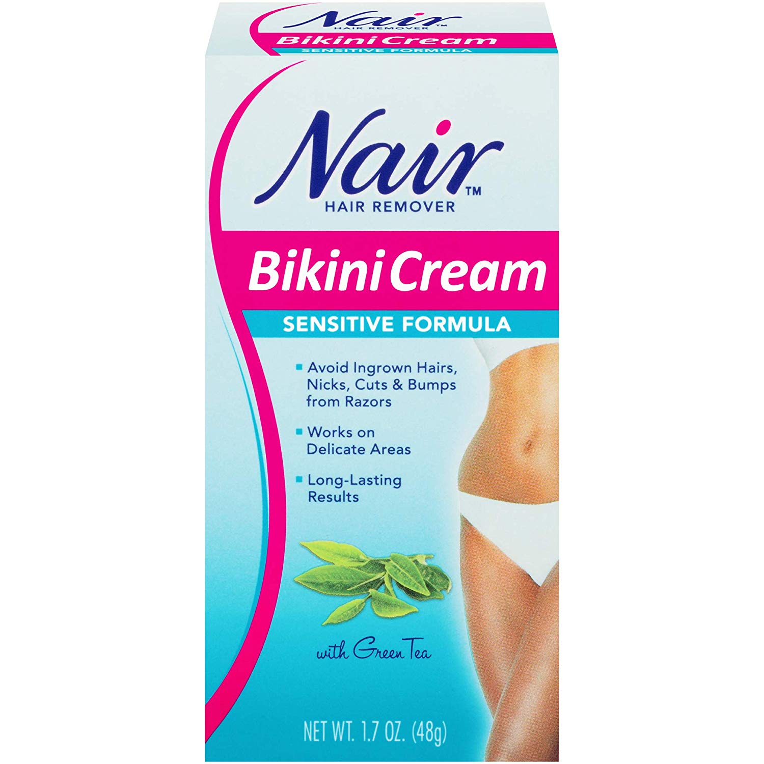 1.7-Oz Nair Hair Remover Bikini Cream (Sensitive Formula w/ Green Tea) $1.85 + Free Shipping w/ Prime or on $25+ orders