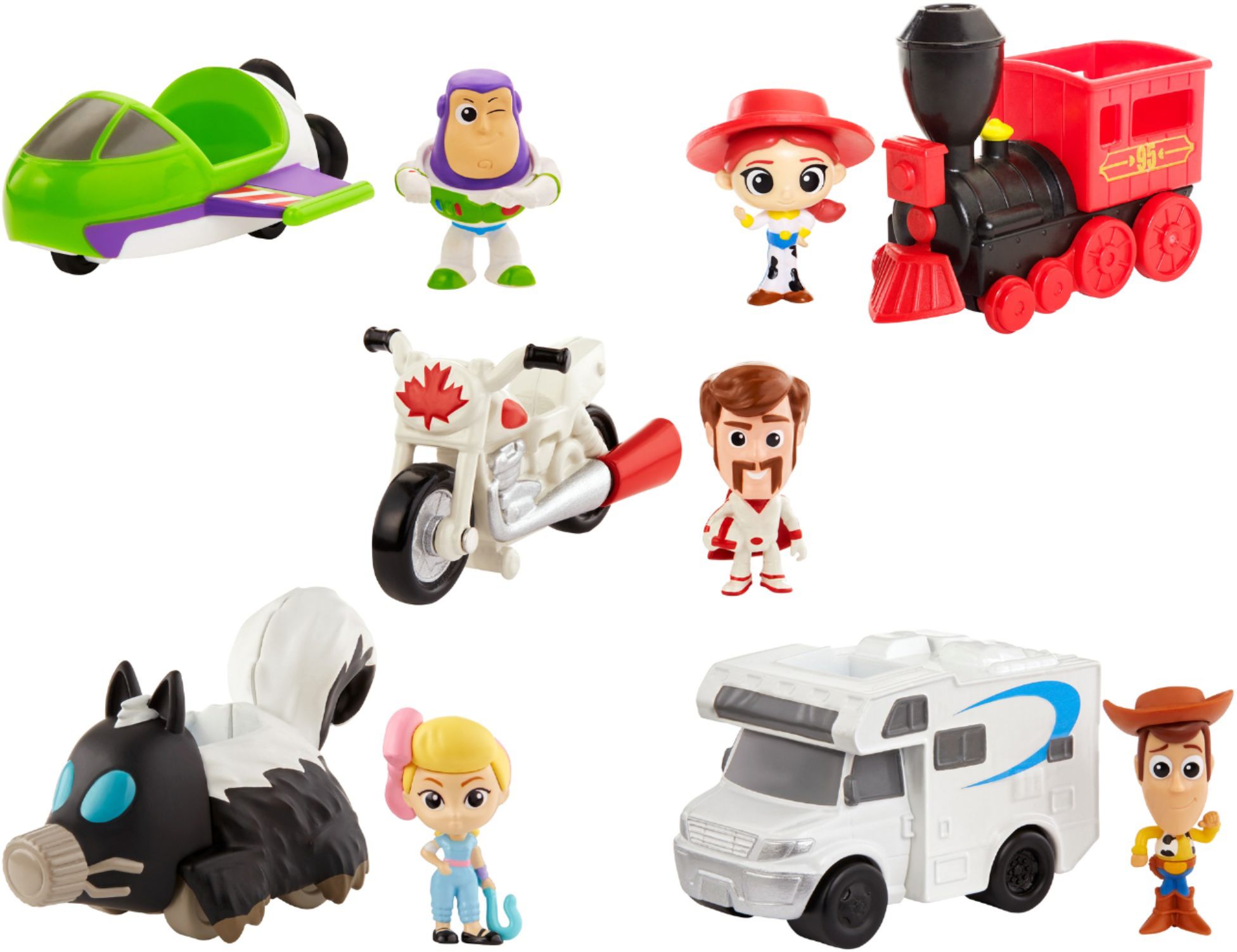 Disney Pixar Toy Story 4 Mini Figure with Vehicle (Various Styles) $3 at Best Buy w/ Free Curbside Pickup
