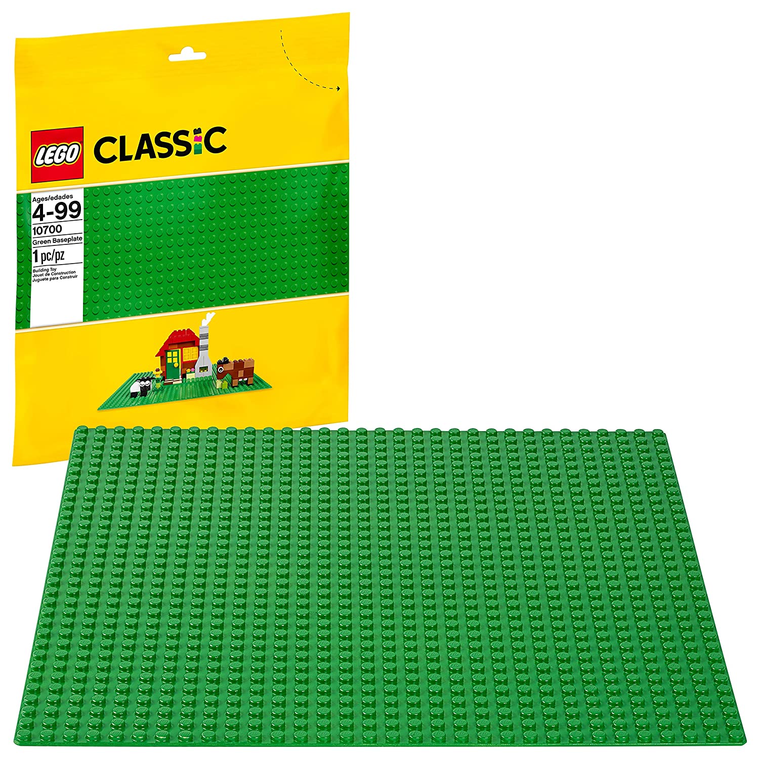 LEGO Classic 10"x10" Building Baseplate (Green or Blue) $5 each + Free Shipping w/ Prime