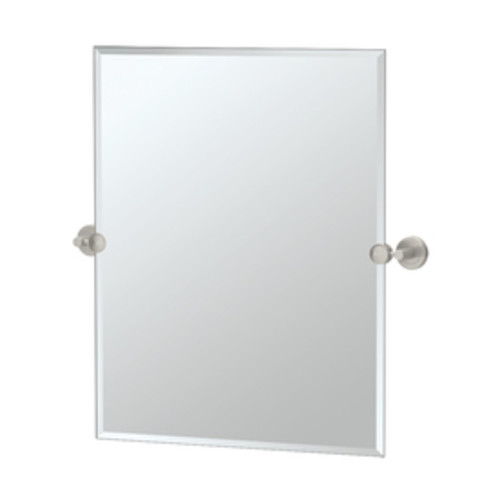 19.5" Gatco Latitude 2 Satin Nickel Rectangular Frameless Bathroom Mirror $34 + Free Store Pickup at Lowe's (YMMV)